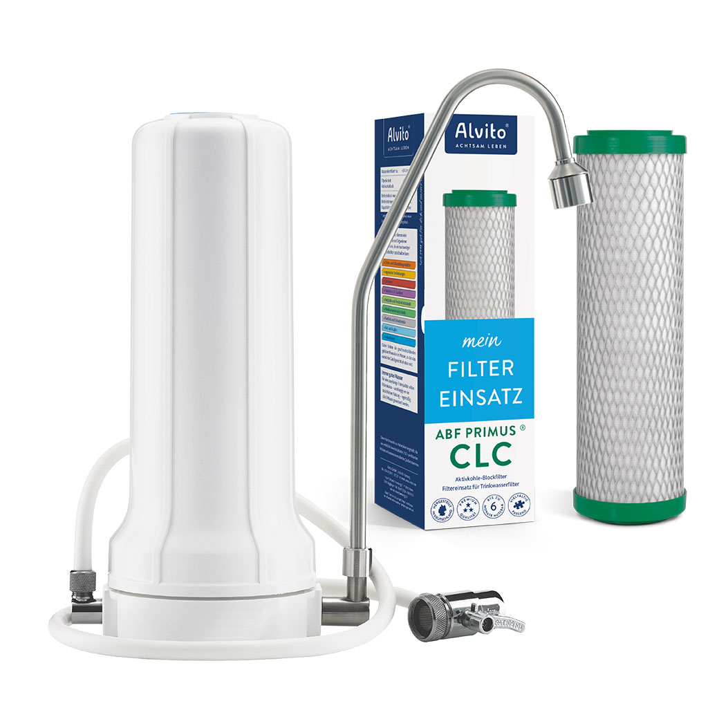 Alvito Auftisch Wasserfilter Set Fresh